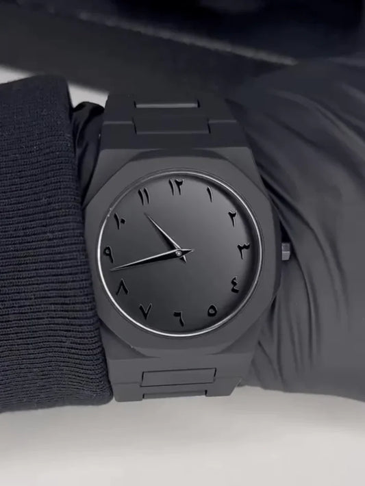 Black Arabic AURA Watch