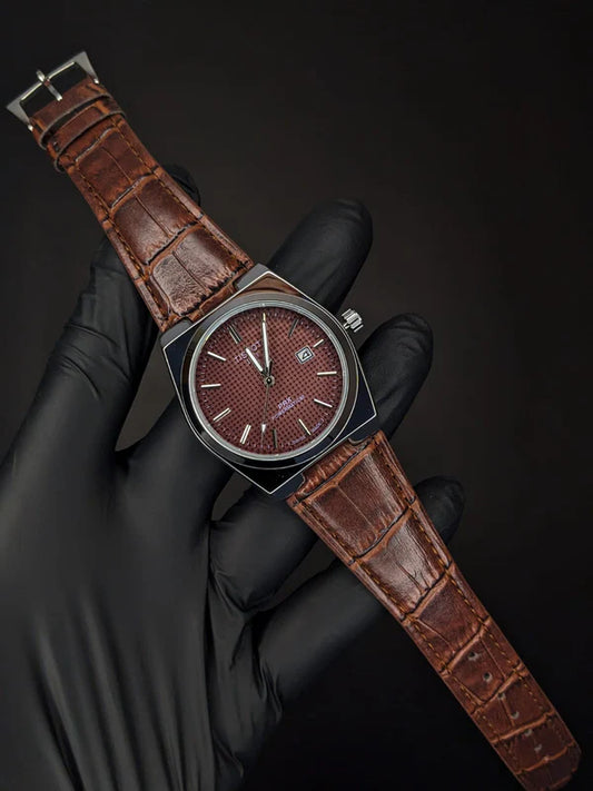 TISSOT PRX Leather Straps - Brown